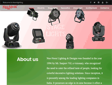 Tablet Screenshot of neo-neonlightdesigns.com